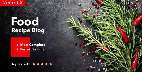 Neptune – Theme for Food Recipe Bloggers and Chefs