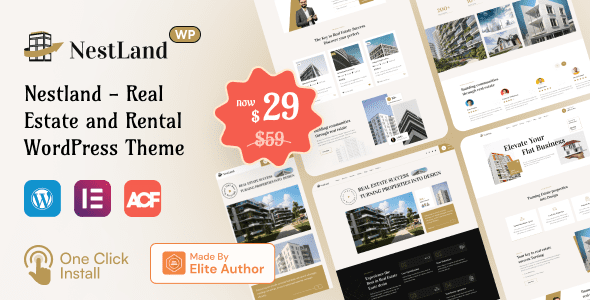 NestLand – Real Estate WordPress Theme