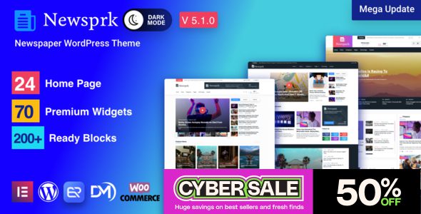 Newsprk – Newspaper WordPress Theme