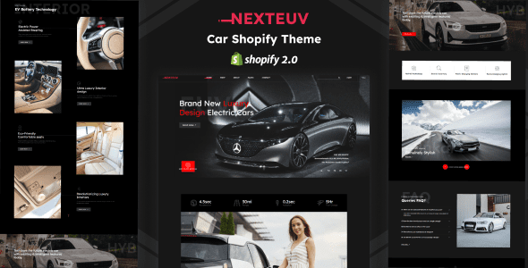 NextEuv – EV Shop, Single Product Store Theme