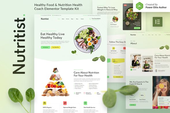 Nutritist – Healthy Food and Nutrition Coach Theme