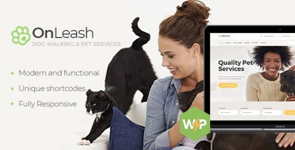 OnLeash | Dog Walking and Pet Services Veterinary WordPress Theme