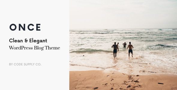 Once – Clean and Elegant WordPress Blog Theme