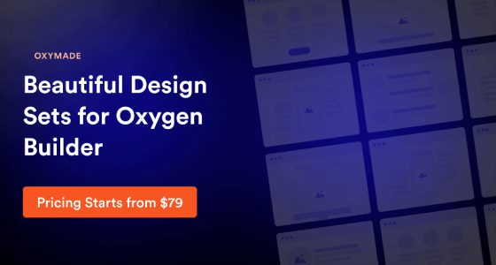 OxyMade – Design sets and templates for Oxygen Builder