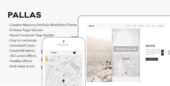 Pallas – Creative Multi-Purpose WordPress Theme