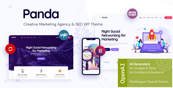 Panda – Marketing WordPress Theme