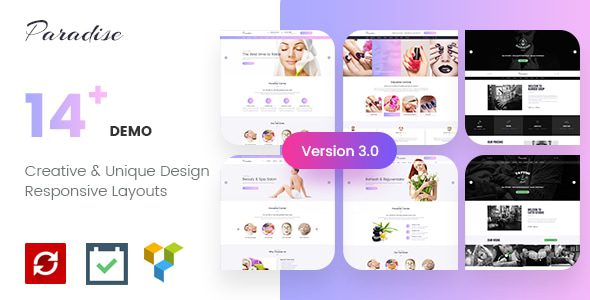 Paradise – Multipurpose Spa and Beauty WordPress Theme