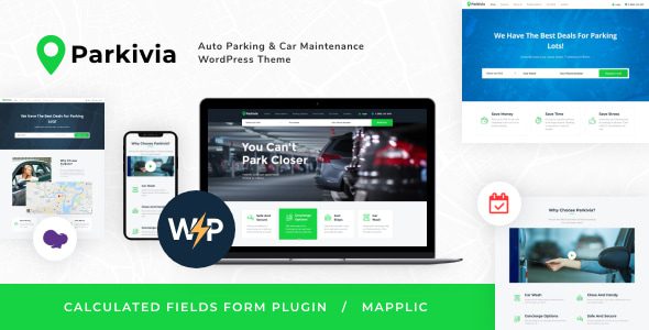 Parkivia Auto Parking and Car Maintenance Theme