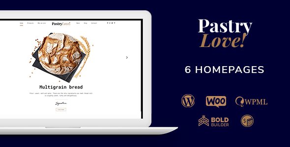 Pastry Love – Bakery and Cake Shop WordPress Theme