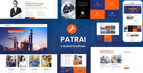 Patrai Industry – Industrial Theme For WordPress