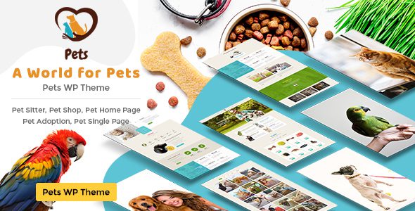 Pet World – Dog Care and Pet Shop WordPress Theme