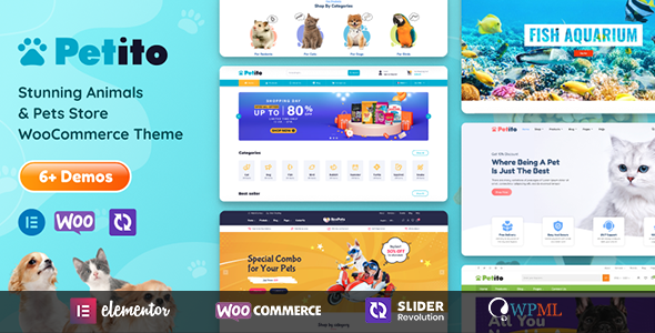 Petito – Animals and Pets Store WooCommerce Theme