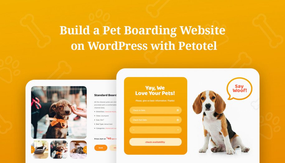 Petotel – Pet Sitting Website Template for Pet Care Business