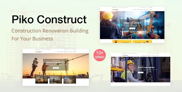 Piko-Construct – Construction WordPress Theme