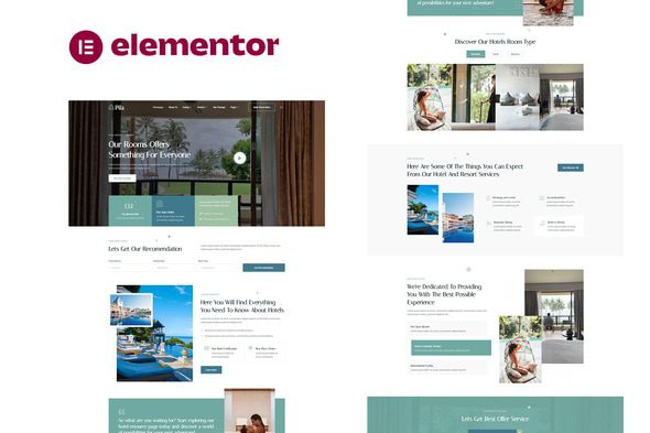 Pila – Hotel and Resort Elementor Template Kit