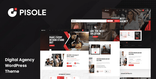 Pisole – Digital Creative Agency WordPress Theme