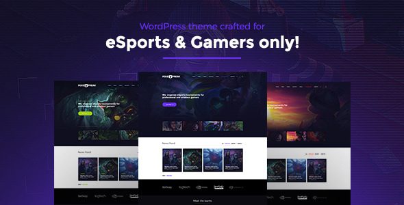 PixieFreak | eSports gaming theme for teams and tournaments