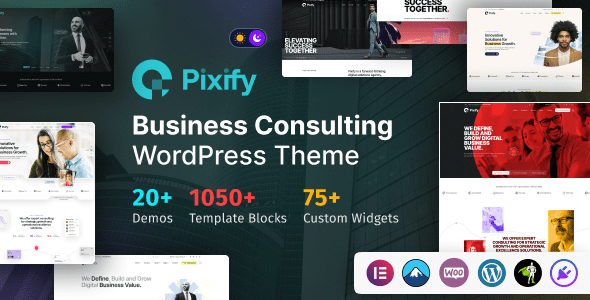 Pixify – Business Consulting WordPress Theme