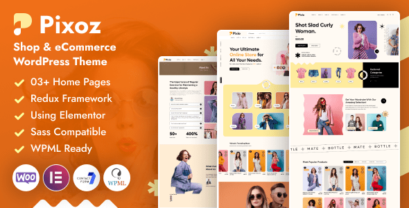 Pixoz – Fashion Shop and eCommerce WordPress Theme