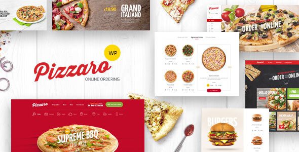 Pizzaro – Fast Food and Restaurant WooCommerce Theme