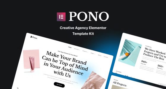 Pono – Creative Agency Elementor Template Kit
