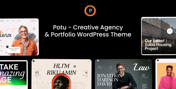 Potu – Creative Agency and Portfolio WordPress Theme