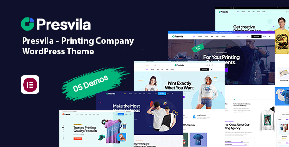Presvila – Printing Company WordPress Theme