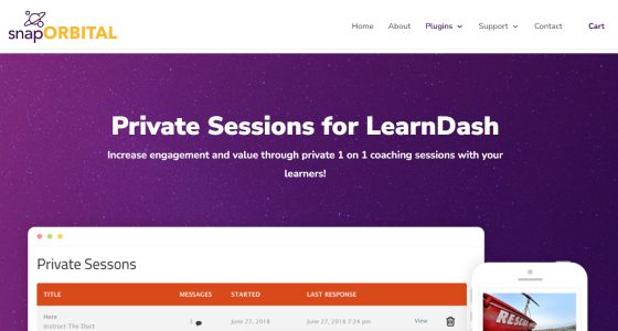 Private Sessions for LearnDash LMS