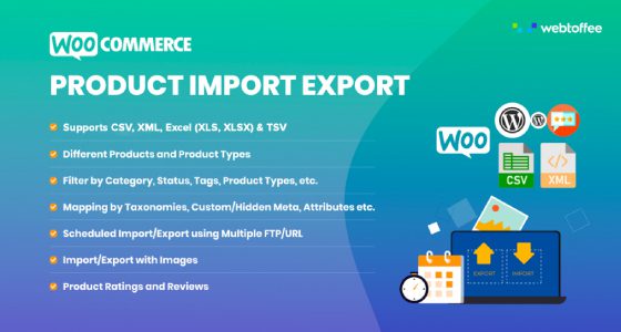 Product Import Export Plugin for WooCommerce Webtoffee