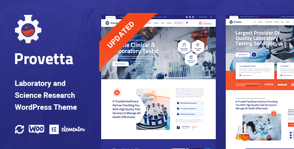 Provetta – Laboratory and Science Research WordPress Theme