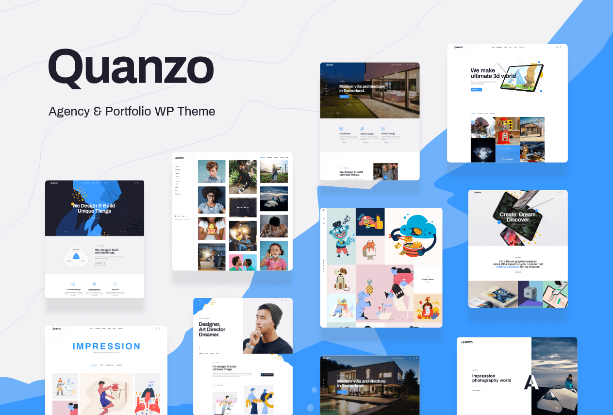 Quanzo – Personal Portfolio WordPress Theme