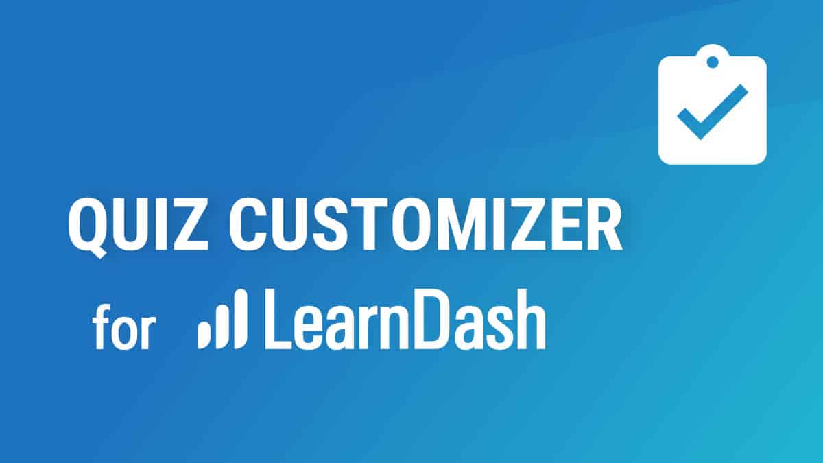 Quiz Customizer for Learndash