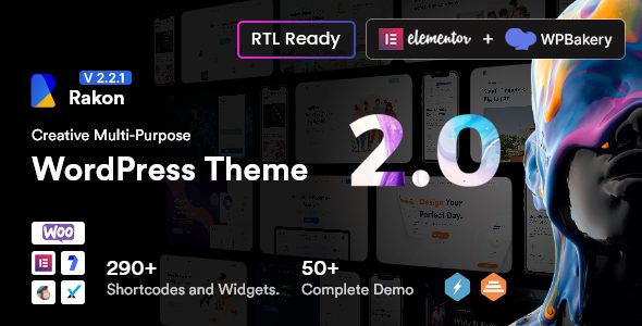 Rakon – Creative Multi-Purpose WordPress Theme