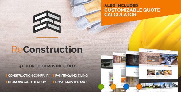 ReConstruction – Contractor and Building Theme