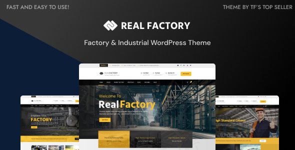 Real Factory | Construction WordPress Theme For Construction & Industrial Company