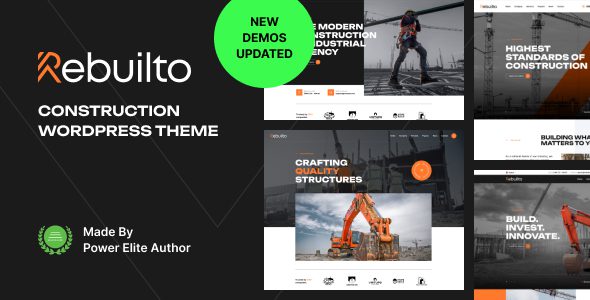 Rebuilto – Construction WordPress Theme
