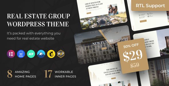Reland – Real Estate Group WordPress Theme