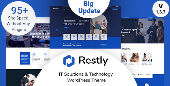 Restly – IT Solutions and Technology WordPress Theme
