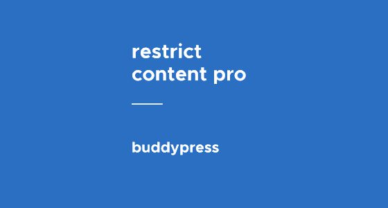 Restrict Content Pro BuddyPress Integration