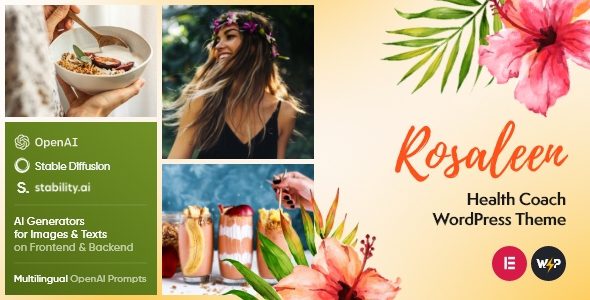 Rosaleen – Health Coach, Speaker and Motivation WordPress Theme