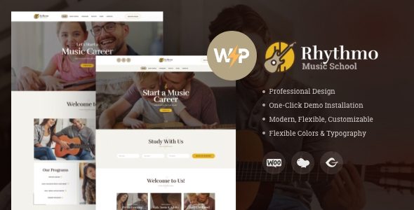 Rythmo | Music School WordPress Theme