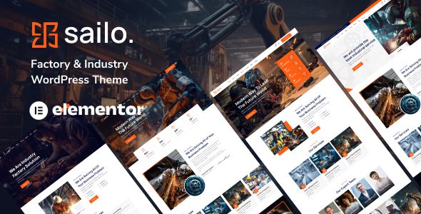 Sailo – Factory and Industry WordPress Theme
