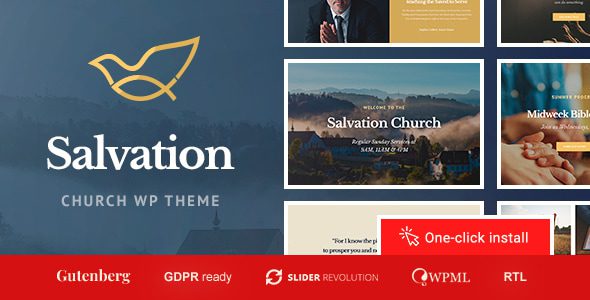 Salvation – Church and Religion WP Theme