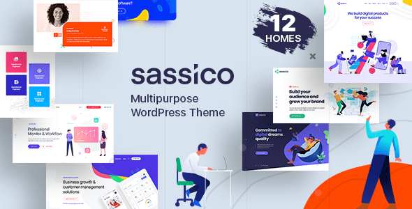 Sassico Saas Startup Agency Theme