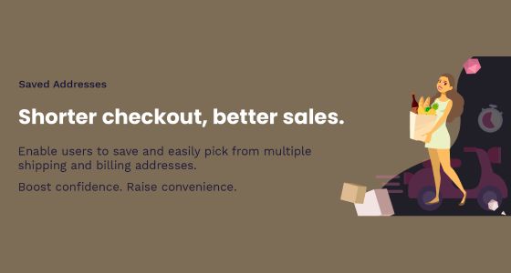 Saved Addresses For WooCommerce