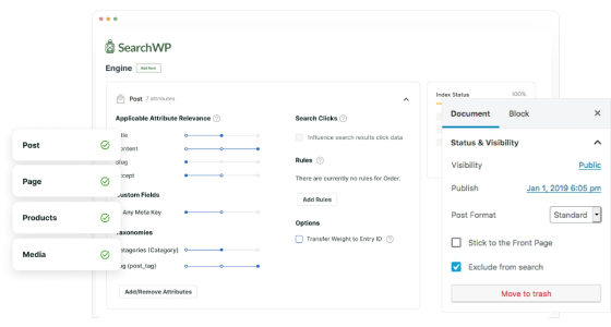 SearchWP – Exclude UI