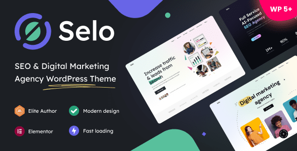 Selo – SEO and Digital Marketing Agency WordPress Theme