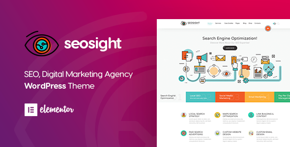 SEO WP: Digital Marketing Agency & Social Media Company Theme