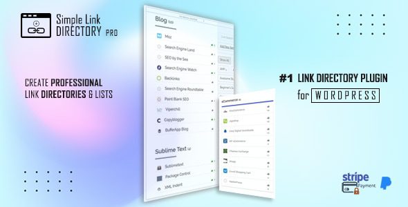 Simple Link Directory Pro – WordPress Plugin