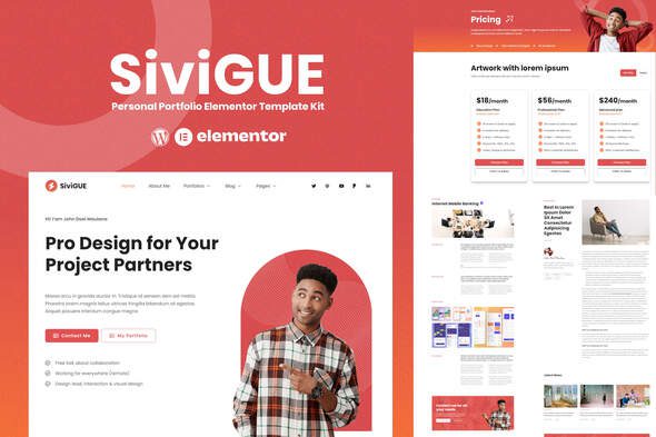 Sivi – Personal CV/Resume WordPress Theme